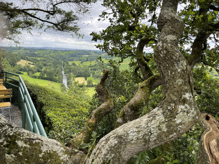 views from the top of the Roches de Ham, France
