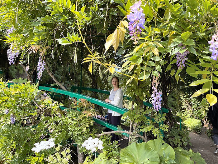 Japanese bridge in Monet's garden, Giverny