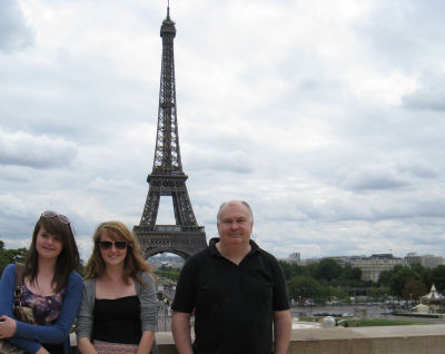 the Eiffel Tower from Trocadero