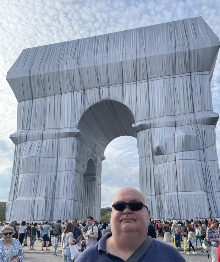 Arc de Triomphe wrapped