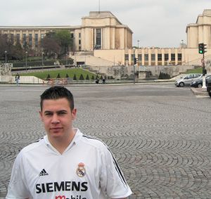 Howard at the Trocadero in Paris