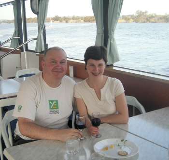 We really enjoyed the trip, you can probably tell by our rosy cheeks!
