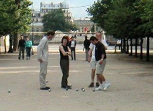 Fiona and Jean Phi in the semis against Neil and Jean-Bap