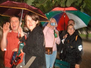 Bertrand, Flo, Malene, Issy and Pascal