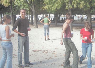we've got our wine and our boules, so let's begin!