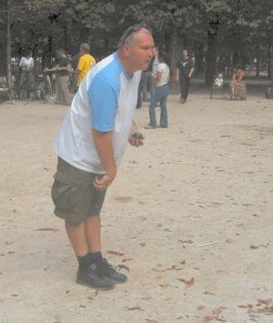 John's new black boules were a success