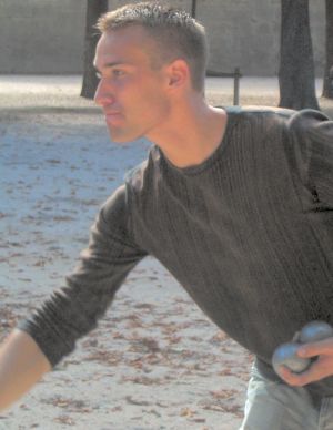 This was Stefan's first pétanque tournament