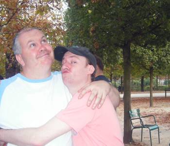 John and Marky Mark were happy to be reunited