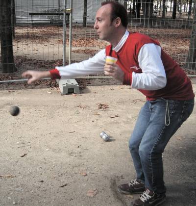 Is Ollie's eye on the ball or the cup?!