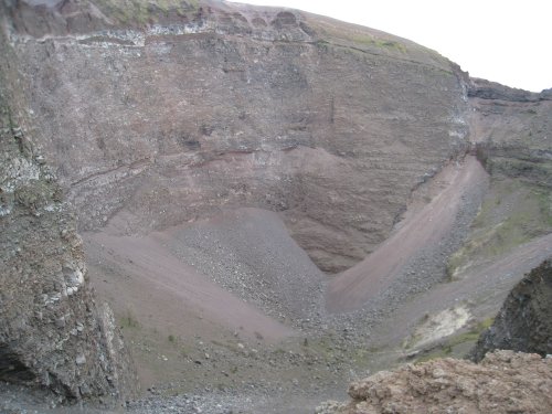 crater of Vesuvius