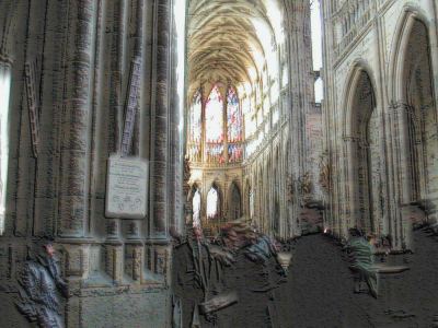 I've used some special effects to try and visualise a hazy memory of our Czechoslovakian tour