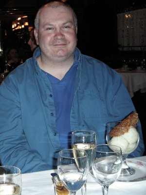 John had a vodka sorbet