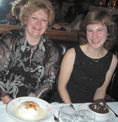 Robbie and Fiona eyeing up the deserts