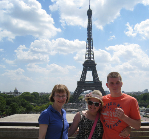Tourists at Trocadero