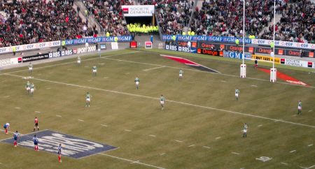 Ireland played France at the Stade de France