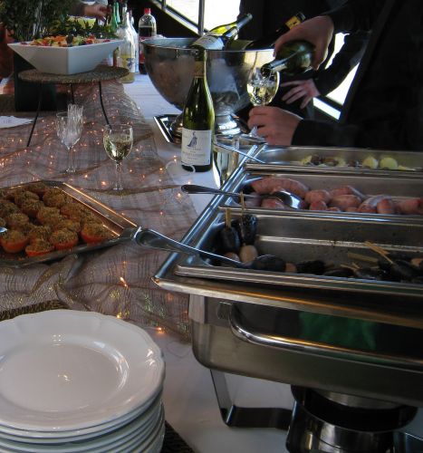 Buffet lunch on board the boat, Le Paris