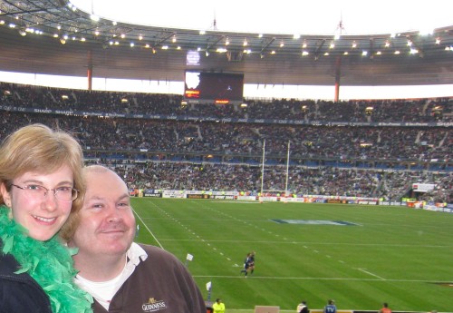 Stade de France, Ireland rugby team 2008