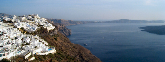 Santorini, caldera