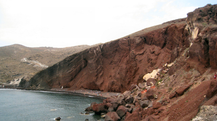 Red Beach, Santorini