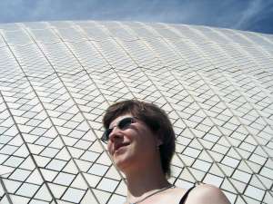 the Opera House is made up of thousands of white tiles