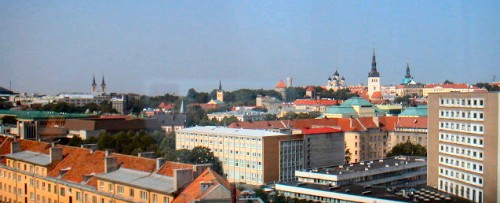 an interesting mixture of old medieval town and new town