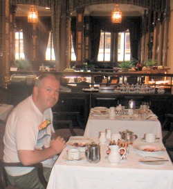 we can't miss the fry up at The Palace, excellent