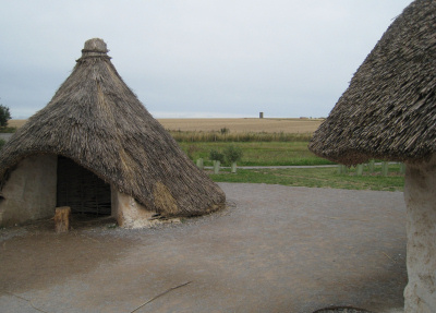 Stonehenge huts