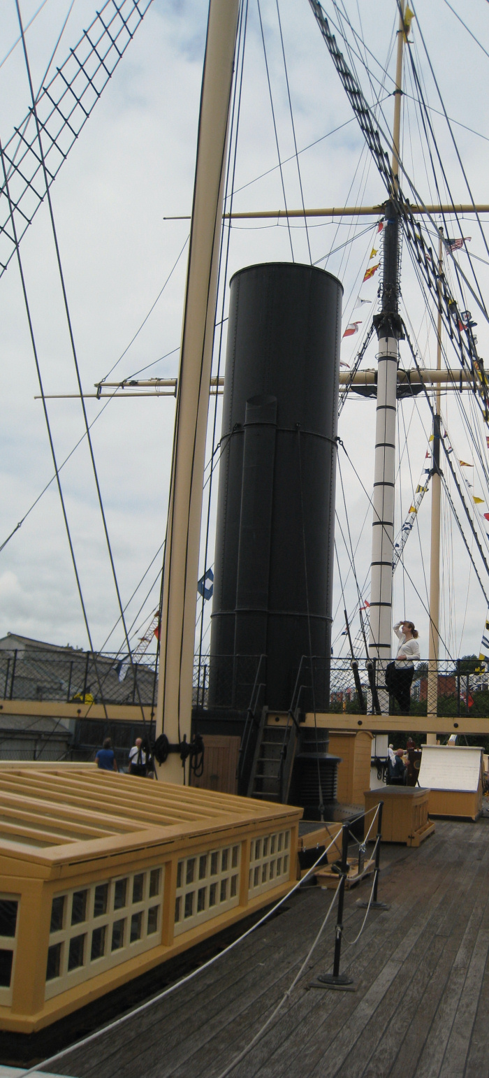 Bristol on board the restored SS Great Britain