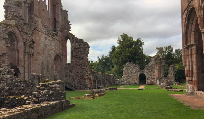 Dryburgh Abbey, nave, Scotland