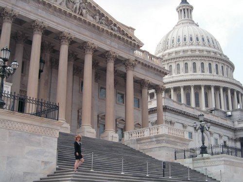back of the south wing where the House of Representatives convenes