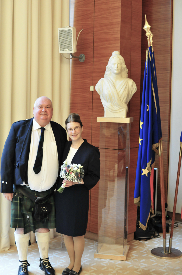 in the salle de mariage