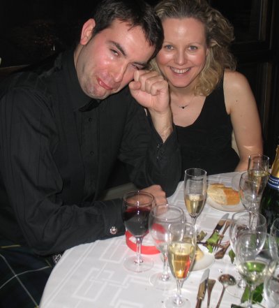Grainne and Steve laugh and cry